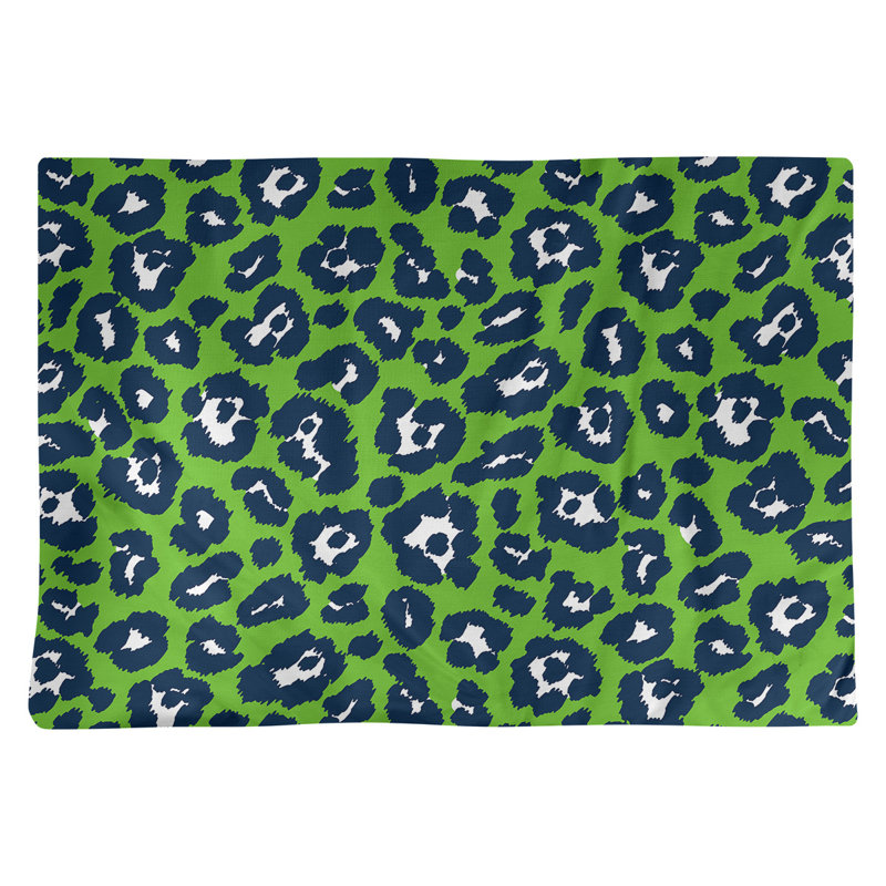 Napperon 18 "à dos de footballeur Seattle, Vert / blanc / bleu marine, polyester
