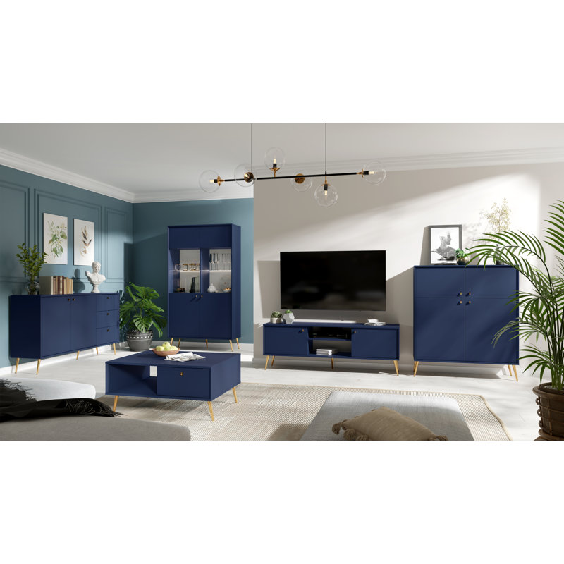 Alafia Unfinished TV Stand for TVs up to 60"