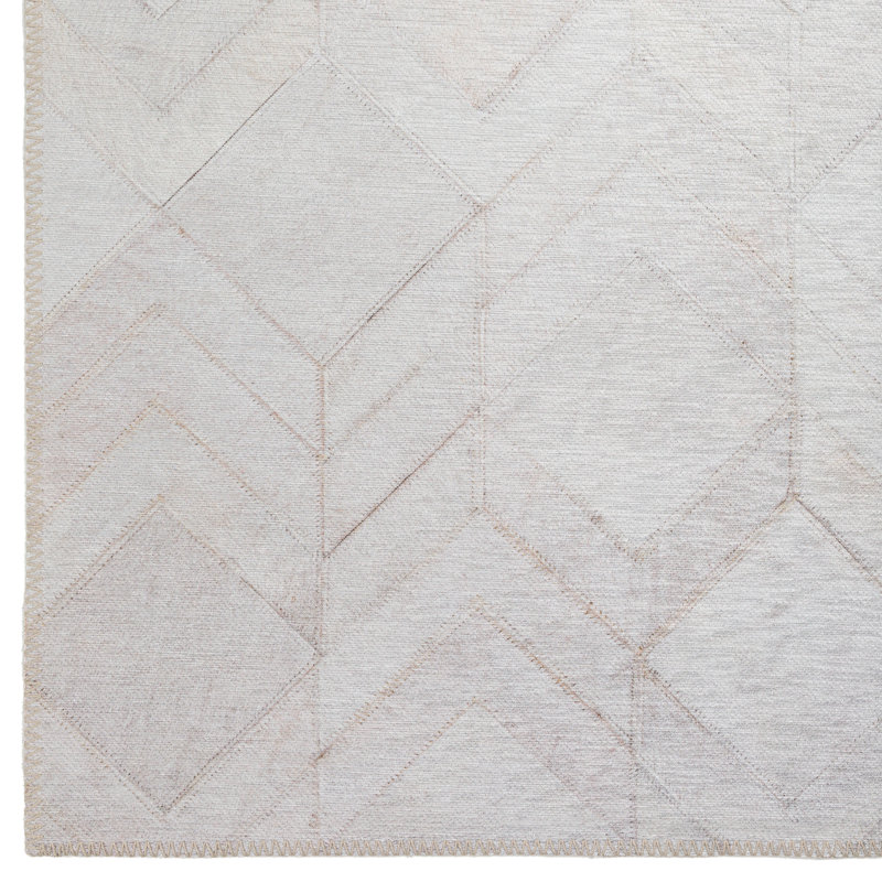 Eiriol Patchwork Indoor / Outdoor Rug, Rectangle 3' x 5'