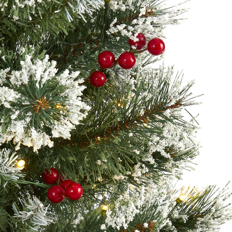 Lighted Artificial Christmas Tree, 3' H