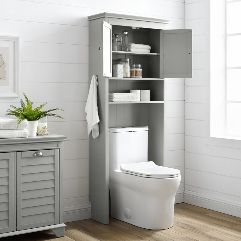 Crenshaw Over The Toilet Storage, Gray