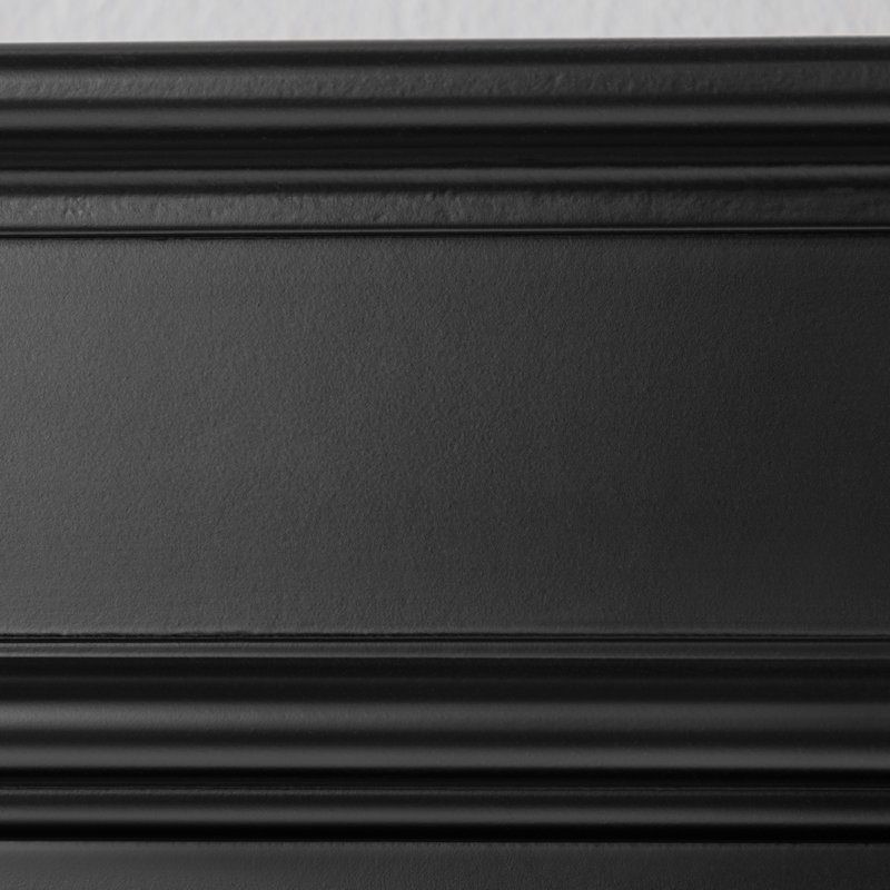 Wall Mounted Electric Fireplace Console, Fully Assembled, Black