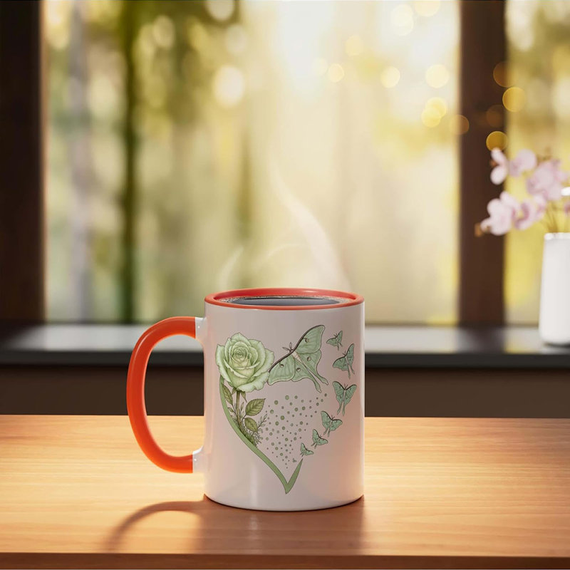 Ceramic Coffee Mug, Orange