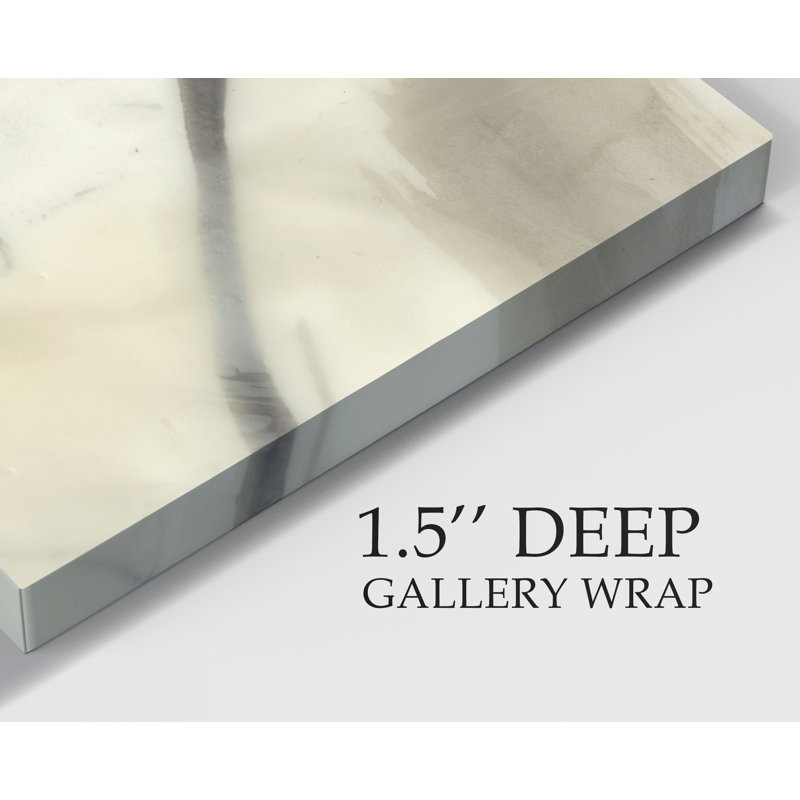 «Flowing Neutrals IV», reproduction d'art sur toile, H 32 po x l 32 po x P 1 po, Toile tendue