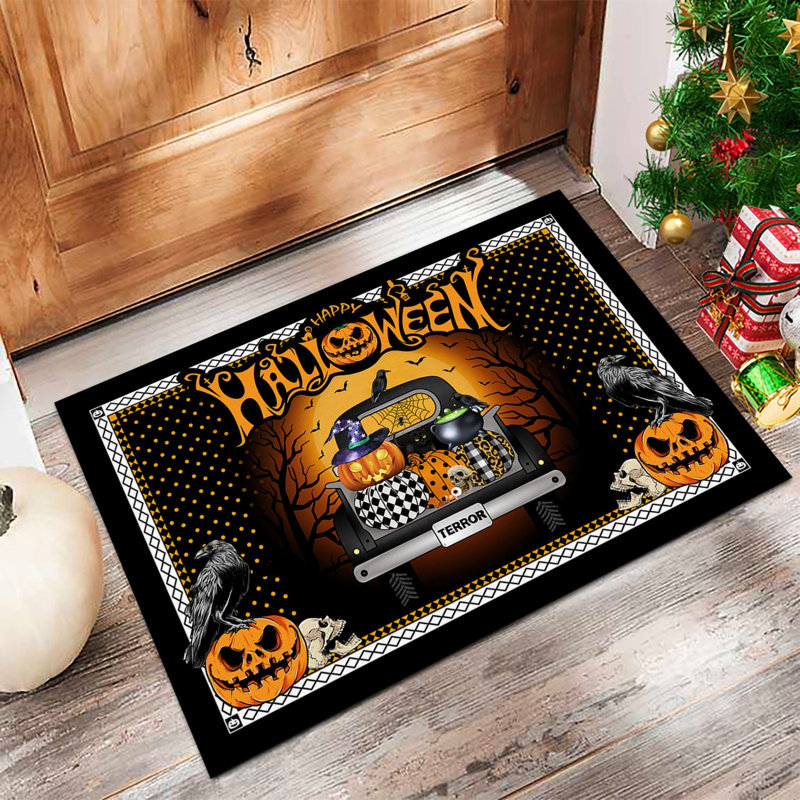 Paillasson antidérapant pour l'extérieur d'Halloween, C