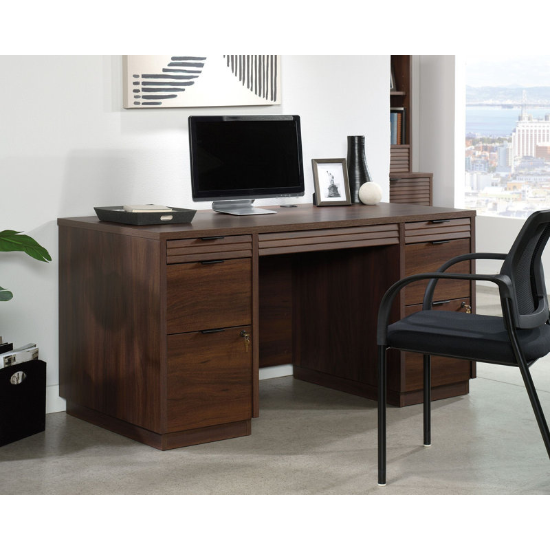 Bureau d'écriture rectangulaire, H 29,25 po x l 59,13 po x P 29,29 po