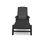 Chaise longue POLYWOOD Yacht Club avec accoudoirs - empilable