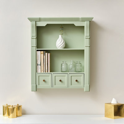 Coblenz Wood Floating Shelf