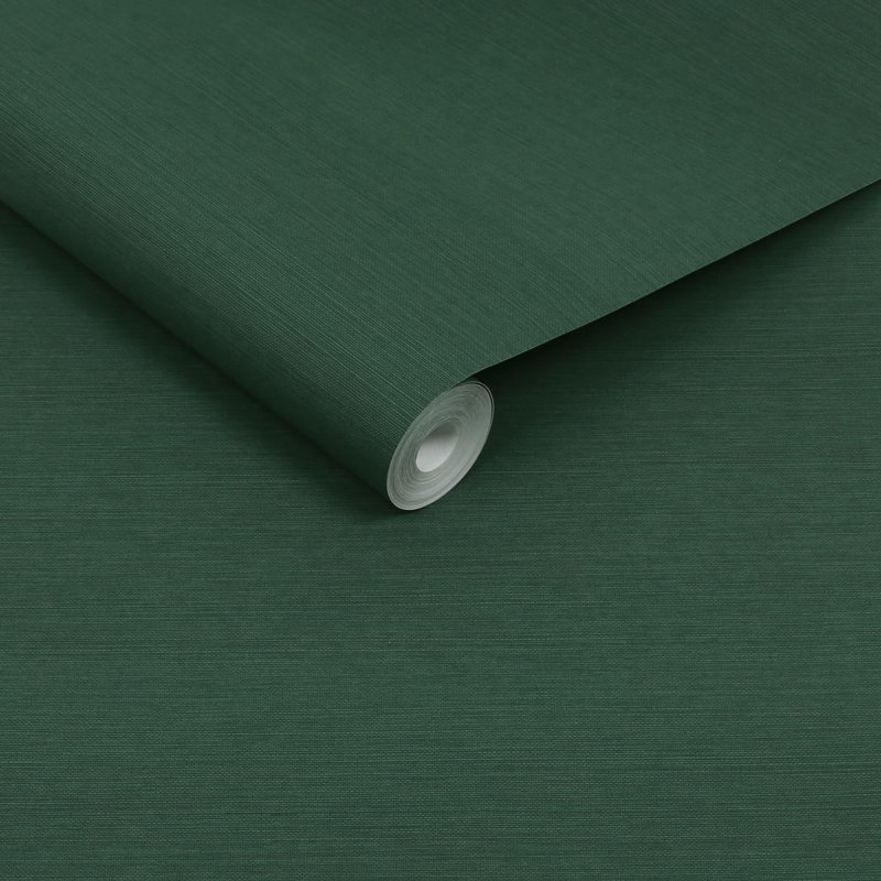 Envy Stitch Please Textured Plain Wallpaper, Green