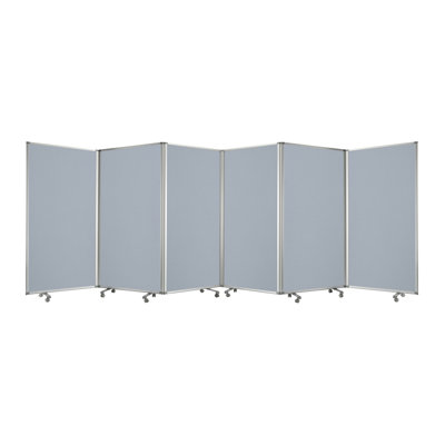 Cloison pliante en aluminium à 3 panneaux l 106 po x H 71 po