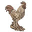 Statue coq debout en bois flotté