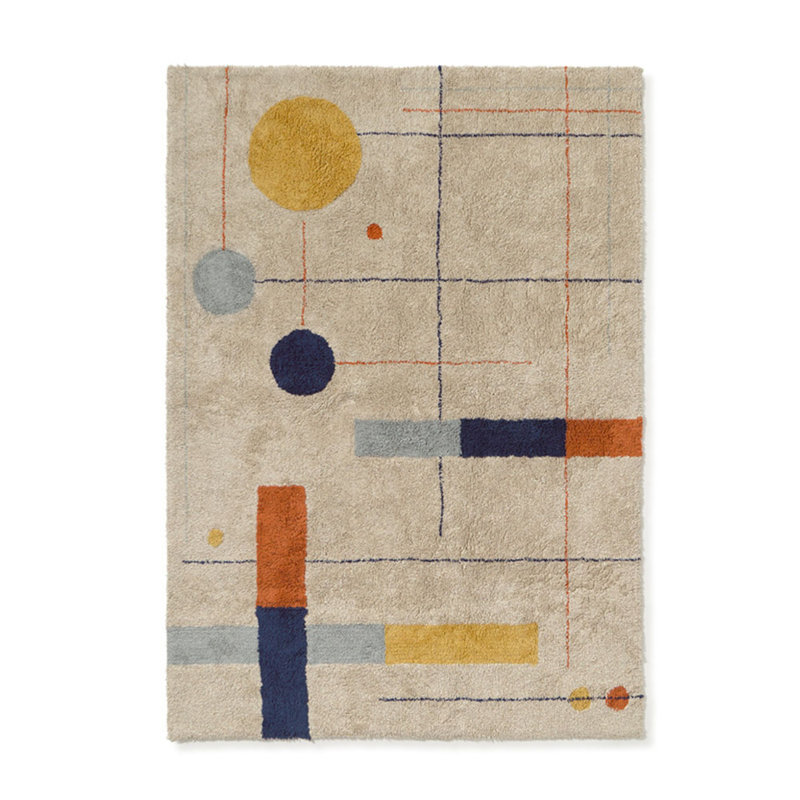 Formes géométriques de tapis lavables, Rectangle 4 pi 7 po x 6 pi 7 po