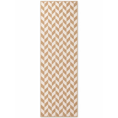 Runner Dequavion Geometric 80cm X 200cm Indoor / Outdoor Area Rug