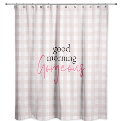 Rideau de douche simple good matin Fernald