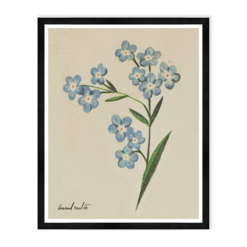 Blue Petals Print