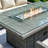 Aesha 8 - Person Wicker Patio Dining Set with Rectangular Table , Cushions Included
