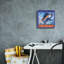  «The Chase» par Jim Baldwin, art mural sur toile, 12 po x 12 po