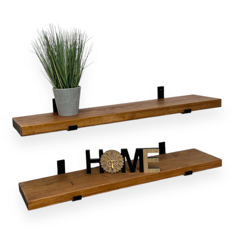 Pellenberg Bracket Shelf, Natural, 60cm H x 30cm W x 10cm D