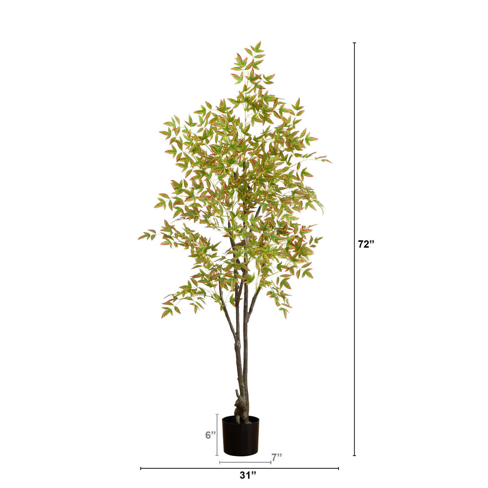 6ft. Autumn Nandina Artificial Fall Tree