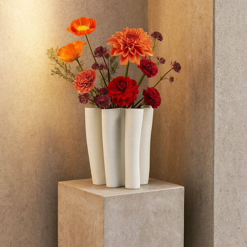 Vase de table en céramique fabriqué à la main Dounia