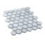 Dosseret de cuisine en mosaïque hexagonale en verre 2 po Honoro Hexite Honeycomb-73295100