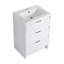 Ensemble de meuble-lavabo autoportant 48 po avec lavabo en résine et armoire 48 po Minimalist