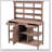 66" Large Outdoor Wooden Potting Bench Table, Garden Workstation with 2 Drawers-1757841939