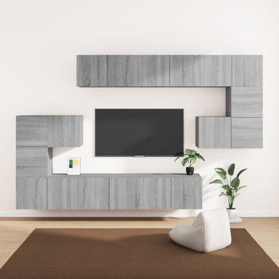 Ravenscroft TV Cabinet Set Engineered Wood