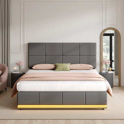 Upholstered Ottoman Storage Bed