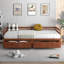 Lit de jour simple avec couchette Henghold-122971264
