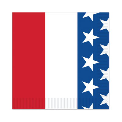 Disposable Paper Independence Day Dinner Napkins