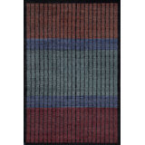 Mica Abstract Area Rug in Red/Teal/Cobalt/Black