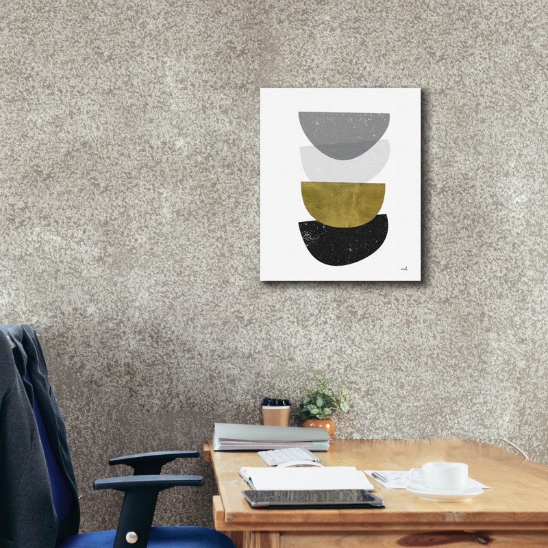 Art mural en toile Balance 2 Bg 'par Moira Hershey, 40 po x 54 po, H 24 po x l 20 po x P 0,75 po