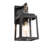 1-Light Glass Iron Outdoor Sconce Light Wall Lantern Mount Sconce