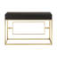 Marbleton 120cm Glass Top Console Table