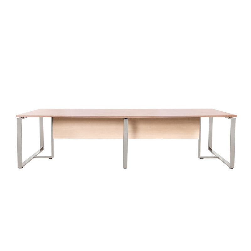 Table de conférence rectangulaire, Chêne clair, H 47,24 po x L 118,11 po x l 29,53 po