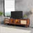 TV Stand with Solid Wood Legs, 80" TVs Stable support, multi-functional design