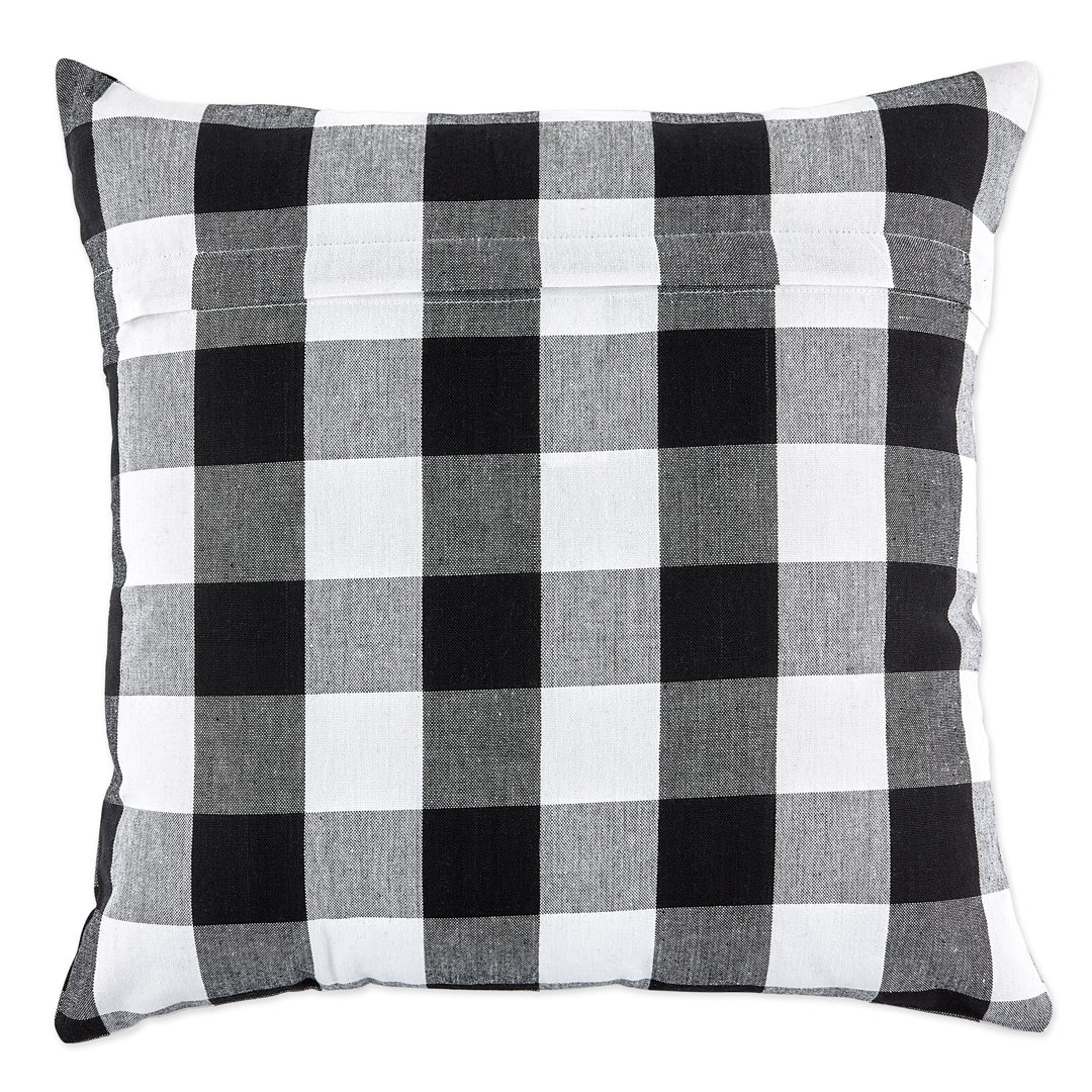 Gingham Check Kitchen Tabletop Bed Gingham Cotton Throw Pillow Cover (Set of 2) Design Imports 