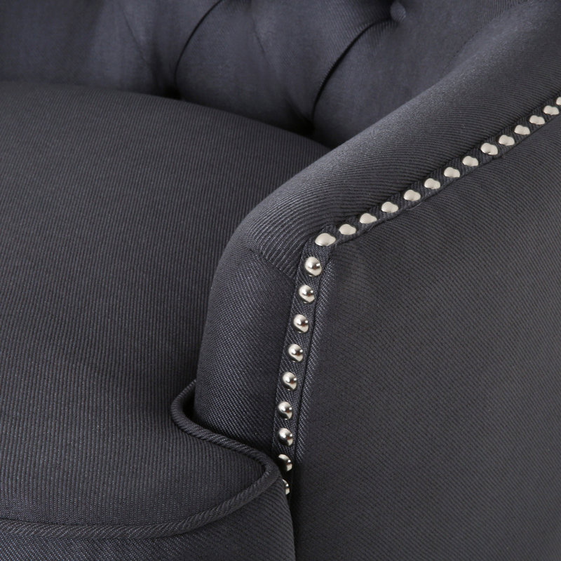 CLUB CHAIR + OTTOMAN, chaise contemporaine moderne