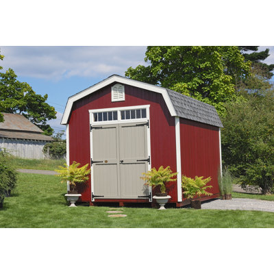 10' W x 16' D Colonial Bury Gambrel Barn -  Little Cottage Co., 10x10 WBCGS-WPNK