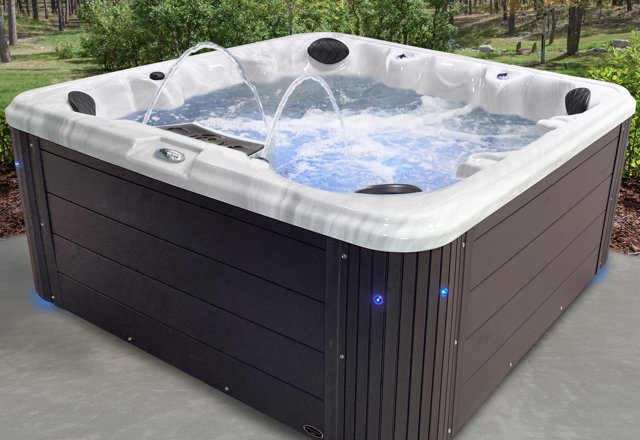 High-performance acrylic spas