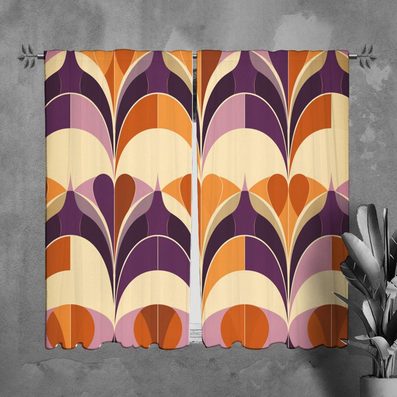 Saadiah Room Darkening Curtain Pair, 20" W x 61" L