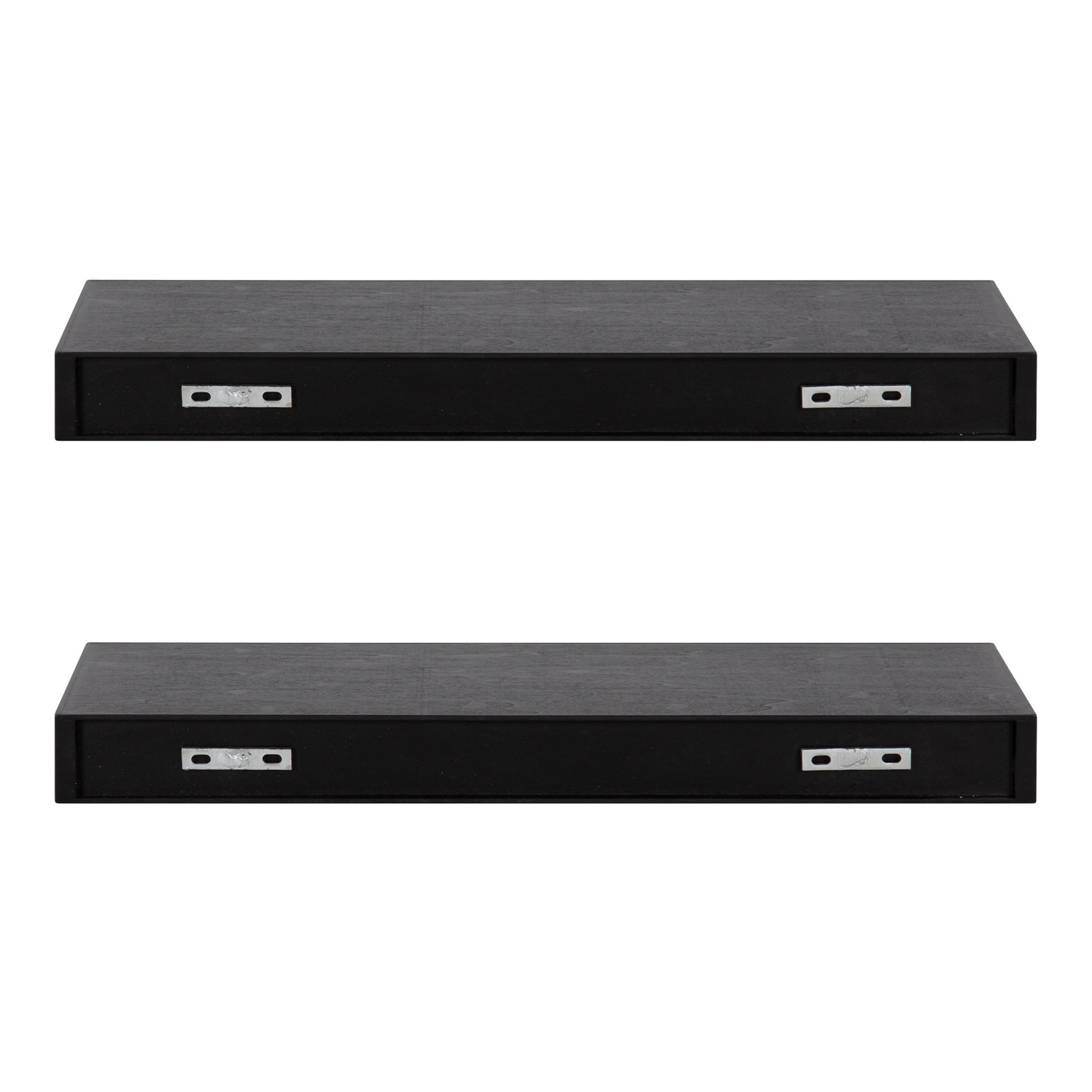 Jeremiah Floating Shelf, 2.3" H x 24" W x 8" D, Black