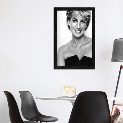 Princess Diana Portrait - Print on Canvas