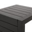 Dark Brown Chair(2)+Black Accent Table