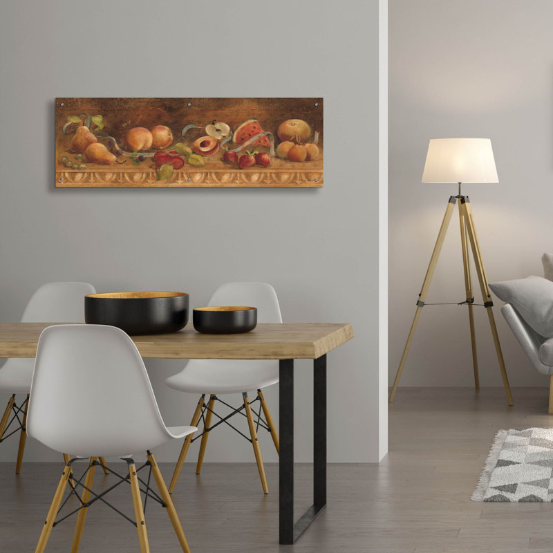 «Fruit Panel 1» par Cheri Blum, art mural en verre acrylique, H 16 po x l 48 po