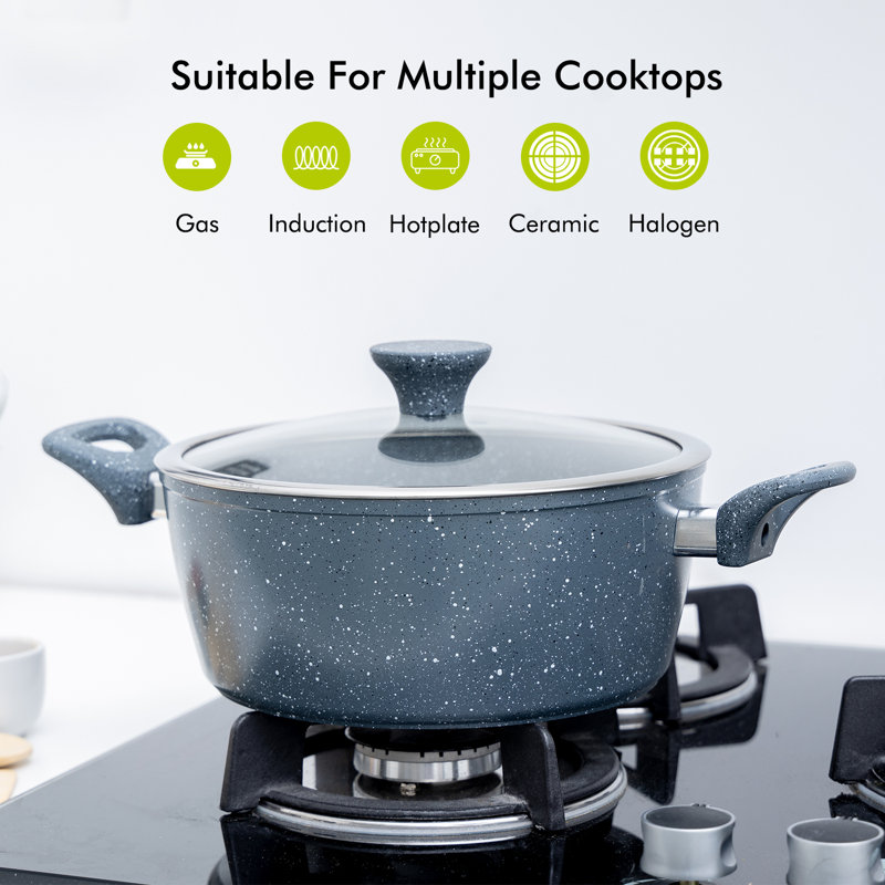 10 - Piece Non-Stick Aluminum Cookware Set