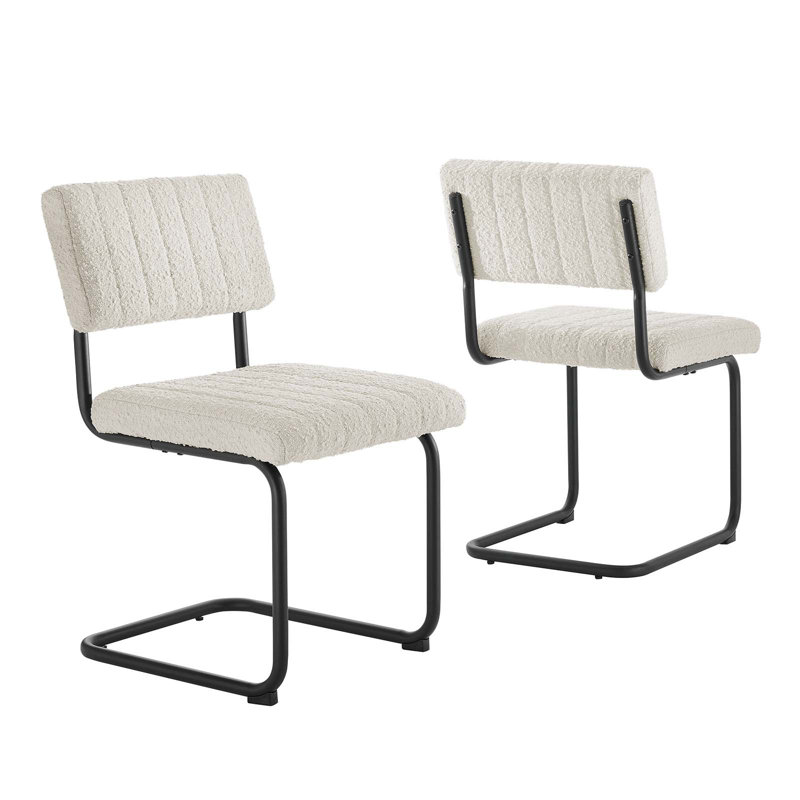 Chaises d'appoint Parity Boucle - par Modway, Ivoire