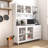 Large Kitchen Hutch Cabinet, Freestanding Pantry Storage With Doors And Drawers For Organized Spaces-718526659