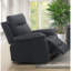 Fauteuil inclinable manuel en similicuir - Confort et style modernes pour le salon
